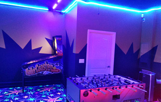 theater and game room construction